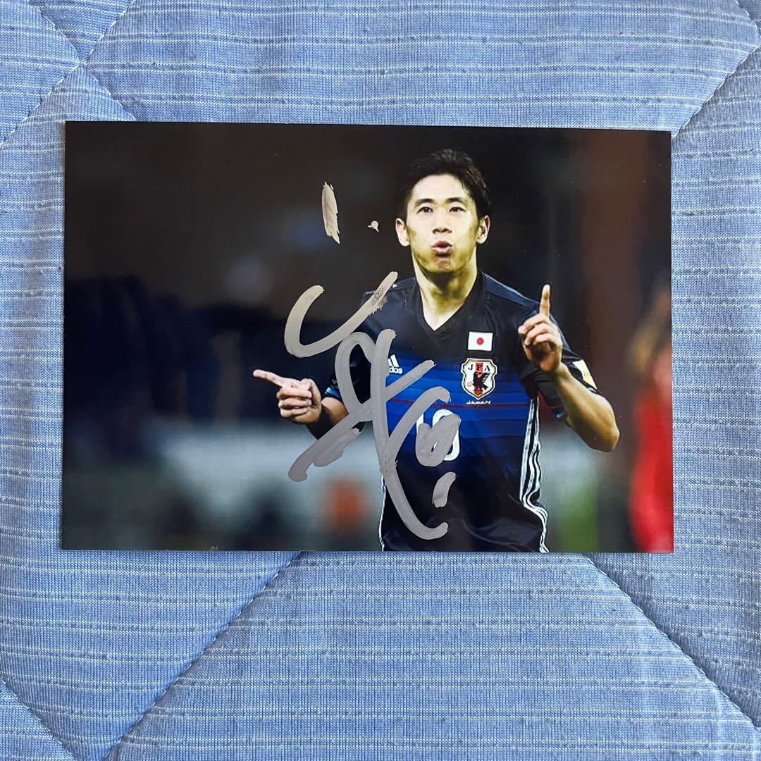 香川真司 直筆サイン入り写真 ② サッカー日本代表 セレッソ大阪