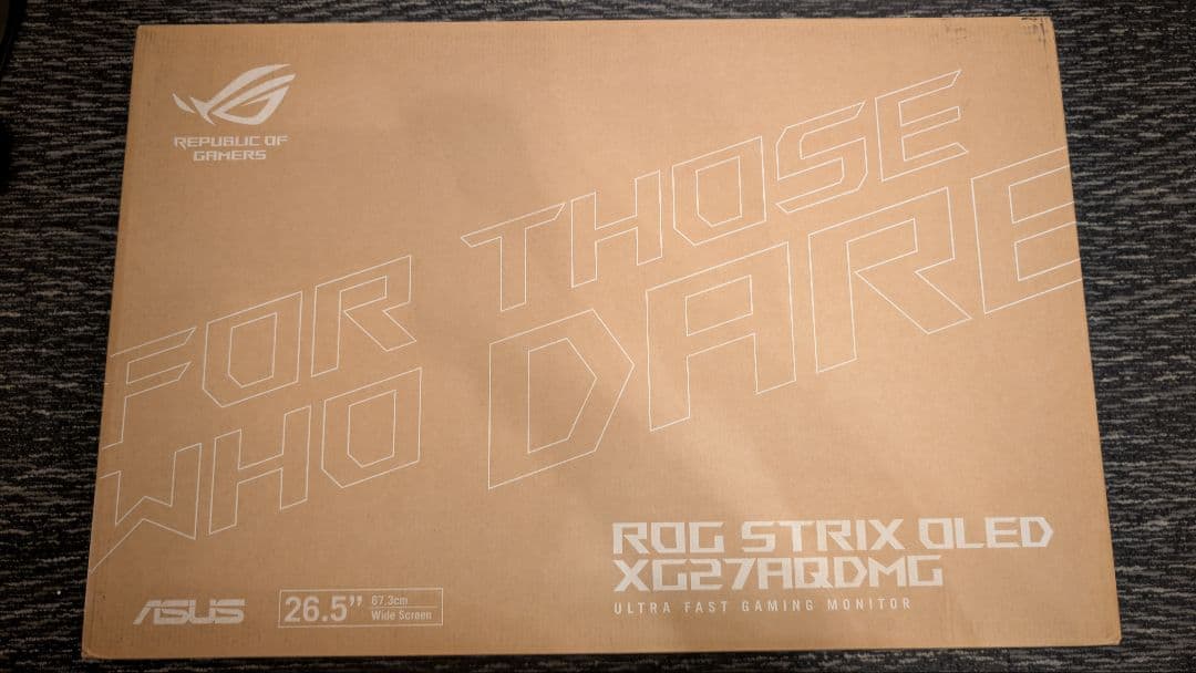 ASUS ROG 有機el ゲーミングモニター 240hz XG27ABDMG ROG Strix OLED XG27AQDMG | 27 to 31.5 Inches | Gaming Monitors