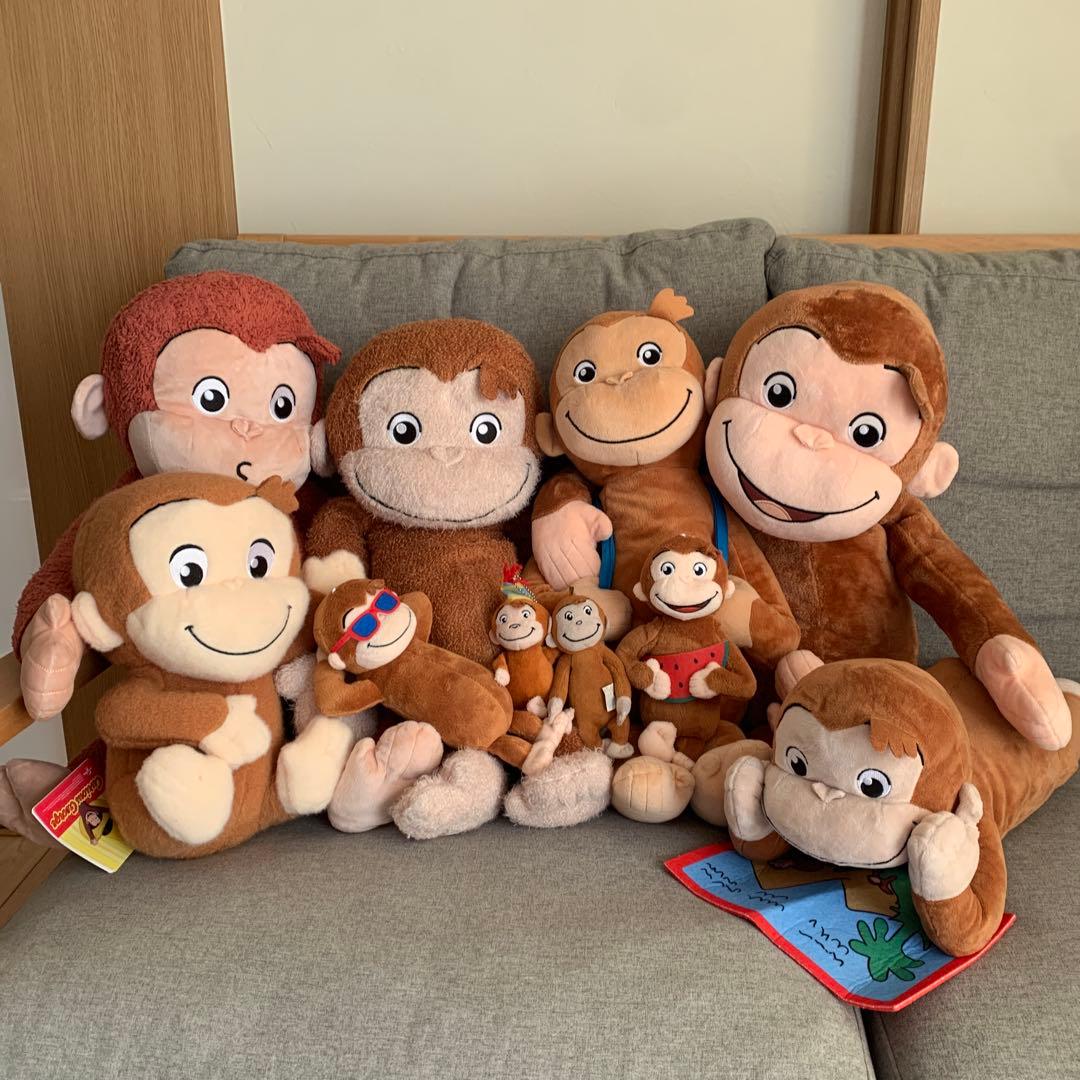 10体　おさるのジョージ ぬいぐるみ まとめ TOY - おさるのジョージ公式オンラインストア 365CURIOUS