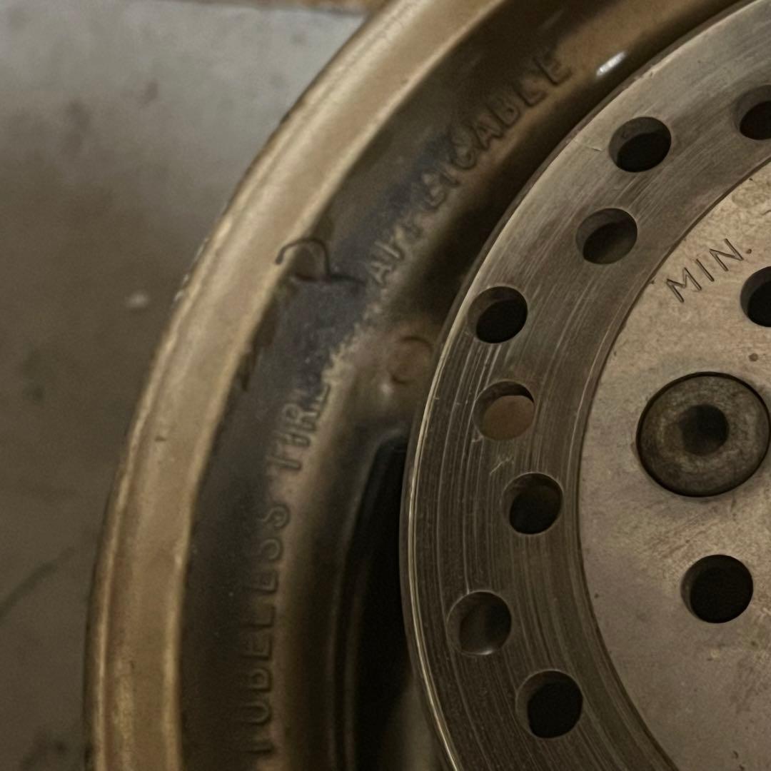 ホンダ ライブディオ ZX DIO AF34 AF35 金ホイール - メルカリ