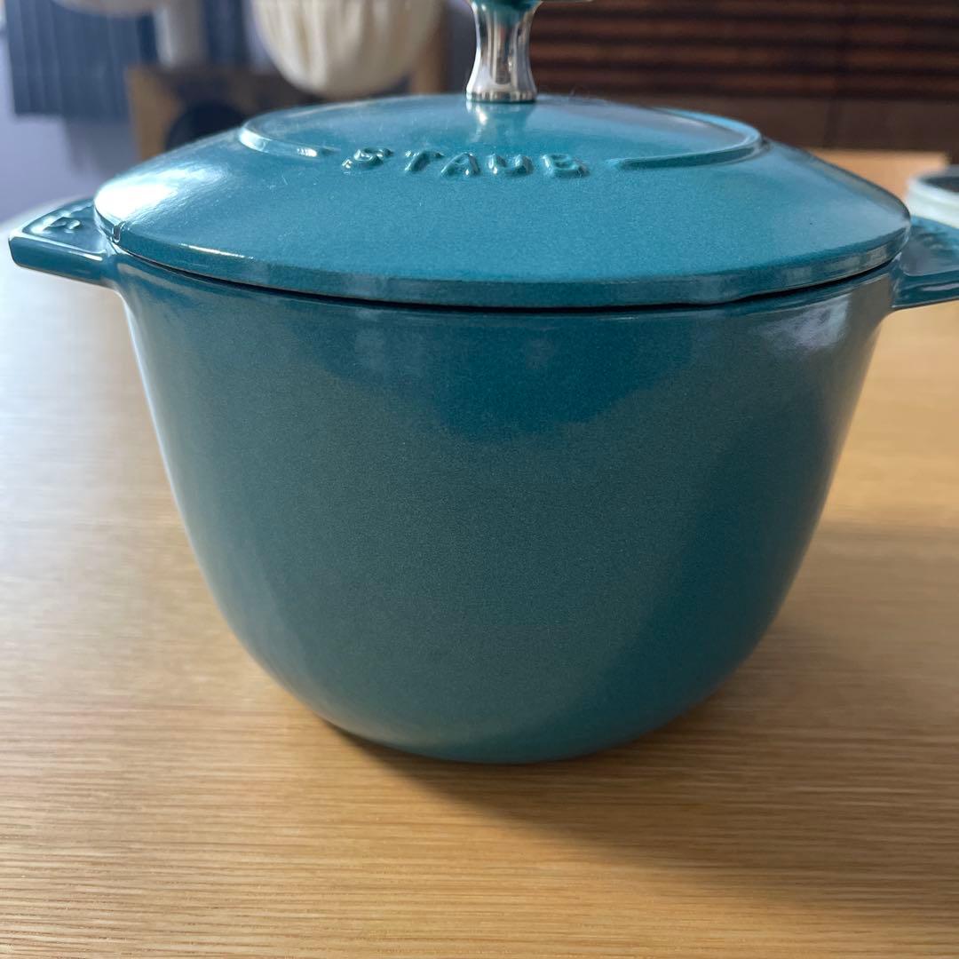 STAUB ラ・ココットde GOHAN M 16cm ミント - メルカリ
