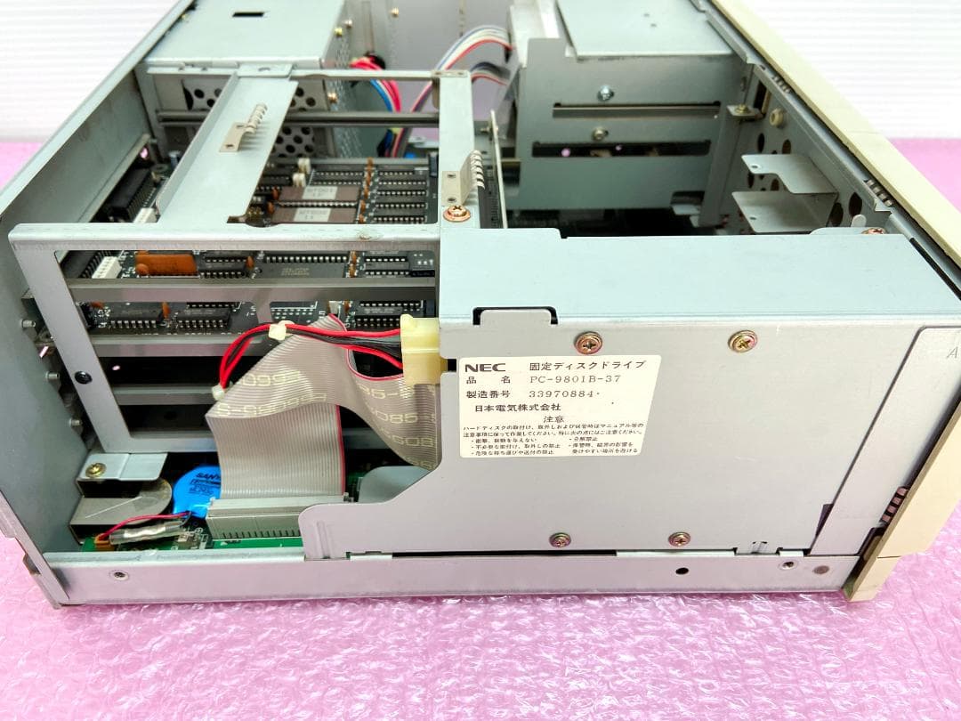 【動作確認済】希少！NEC PC-9801BX/U2 3.5FDD×2