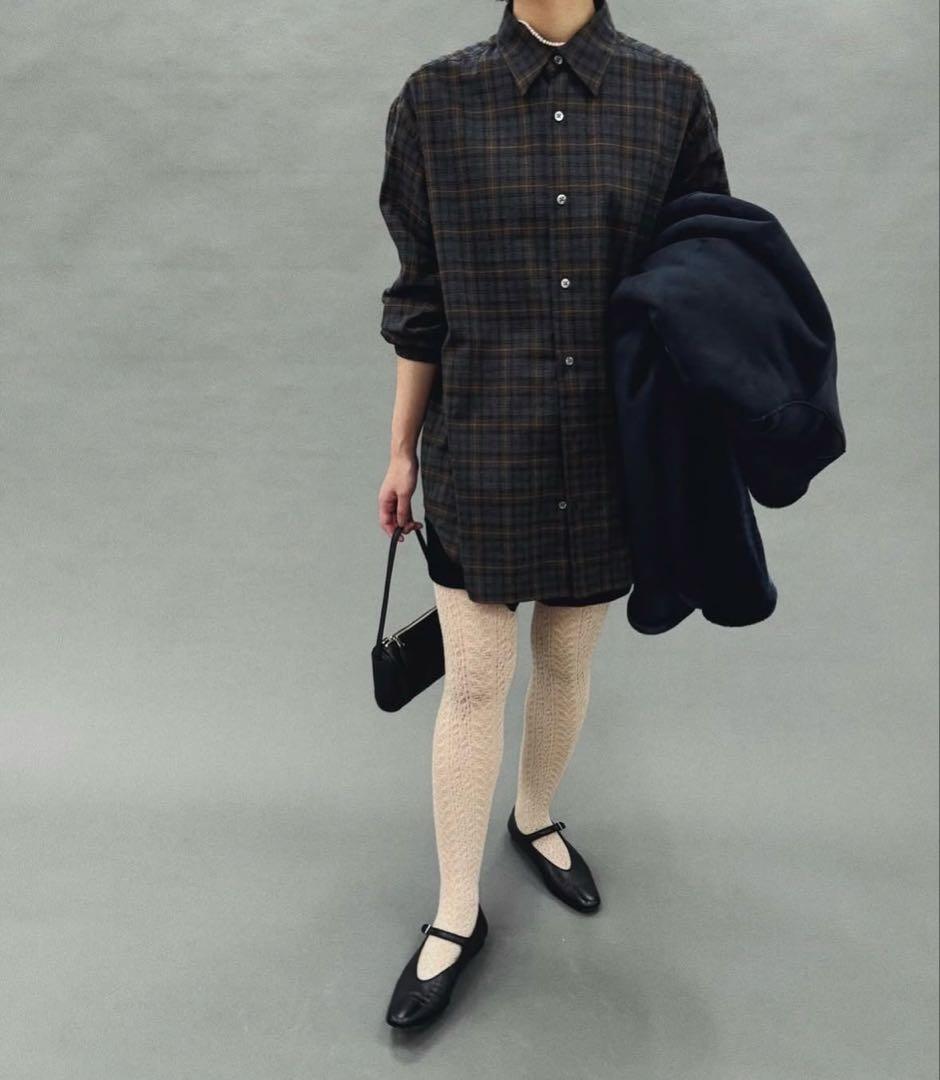 EDIT.FOR LULU コットン ネルチェックシャツ - メルカリ