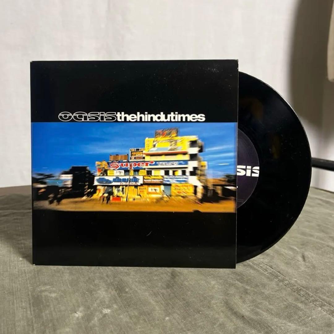 7インチ◾️oasis オアシス Hindu Times レコード シングル - メルカリ