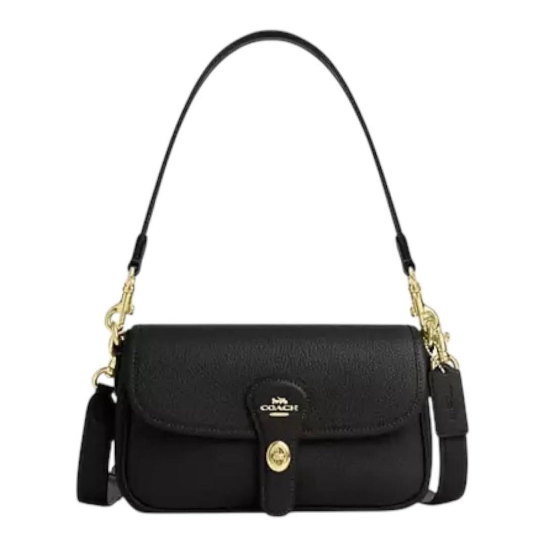 コーチ Hadley ハドリー ショルダーバッグ ブラック アウトレット 公式】コーチアウトレット | ハドリー ラージ ショルダー バッグ