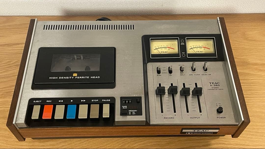 【音出•録音確認済】TEAC A-360 カセットデッキ TEAC A-360 ティアック