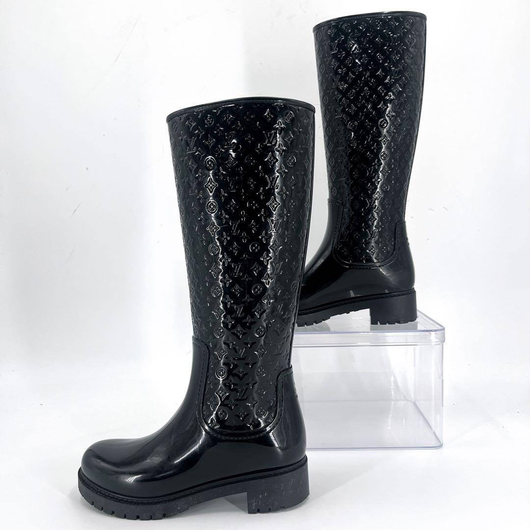 ルイヴィトン ドロップス ライン ラバー モノグラム ショートレイン