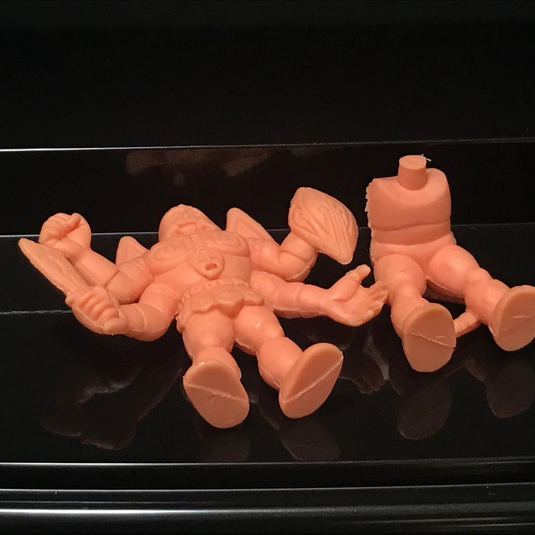 キン消し パート21 サタンクロス 肌色 当時物 キン肉マン消しゴム