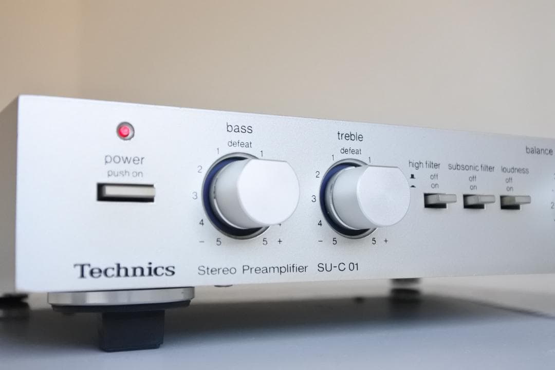 □Technics SU-C01 プリアンプ オーバーホール済 正常動作品 □