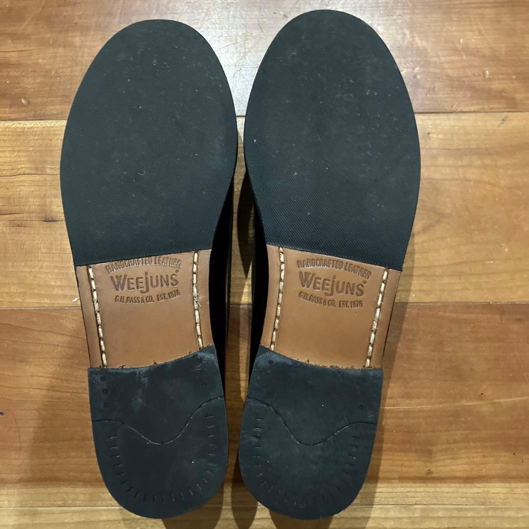 ◾️G.H.BASS ローファー（ウィングチップ）黒