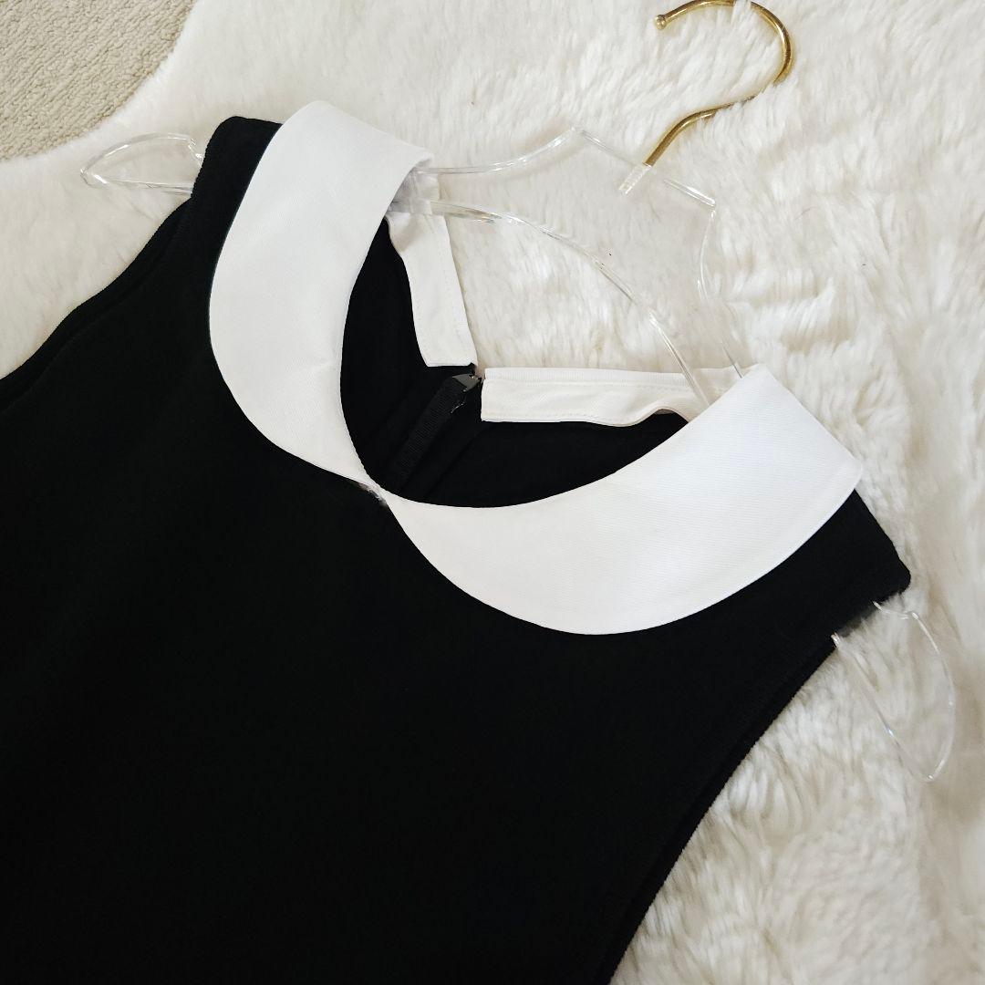 DAISY LIN 襟付き2WAYフレアーワンピース ブラック42サイズ