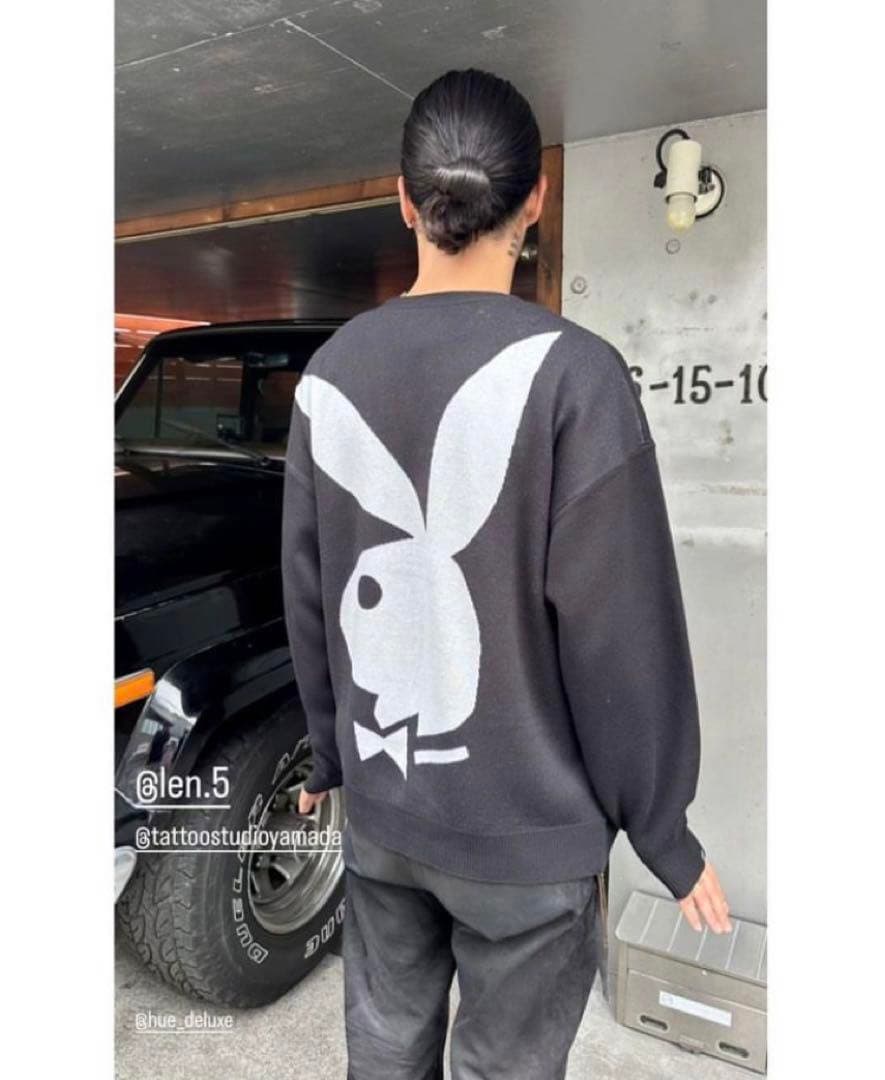 山田レン着用 DELUXE×PLAYBOY カーディガン - メルカリ