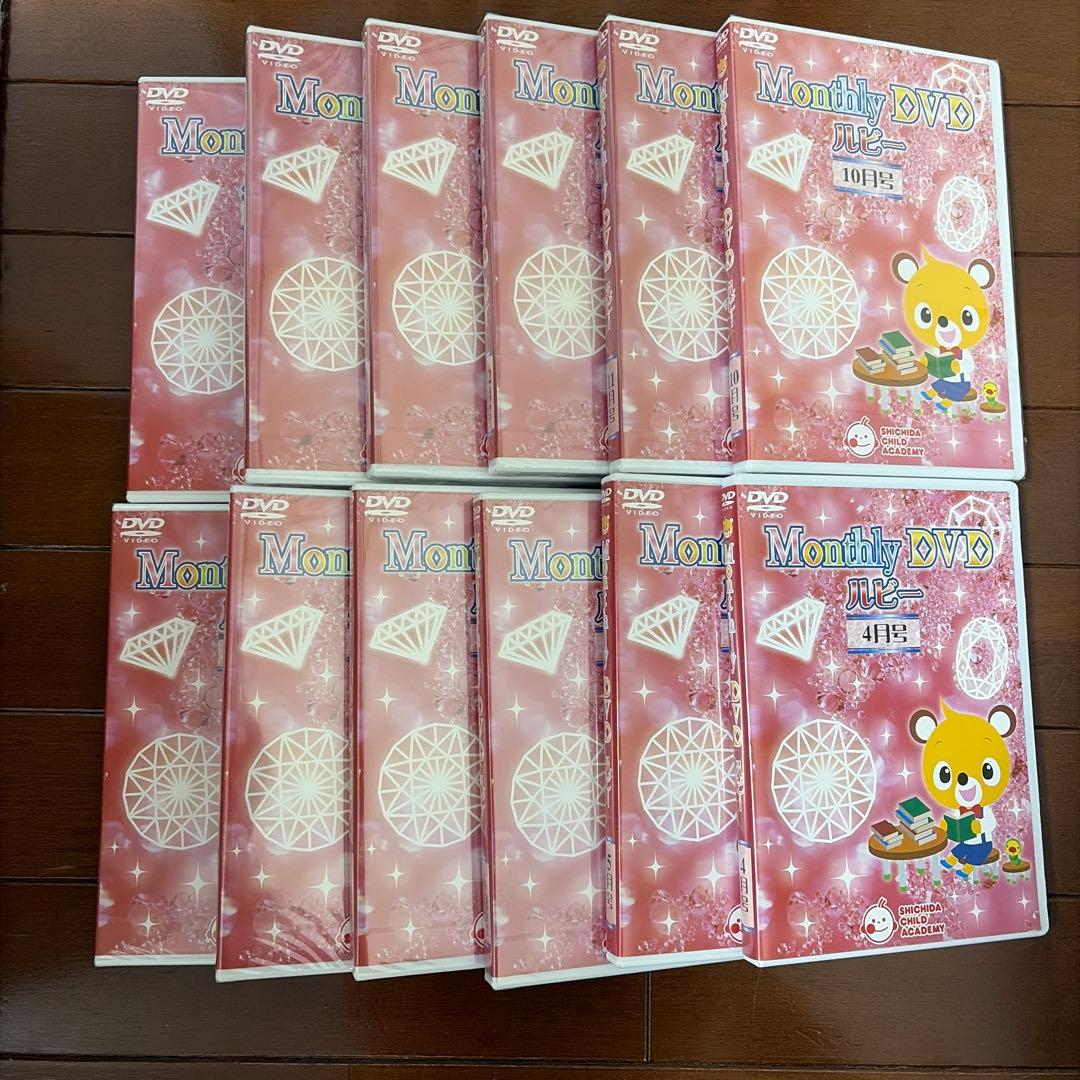 【全12巻・未開封多数】七田式 Monthly マンスリー DVD ルビー