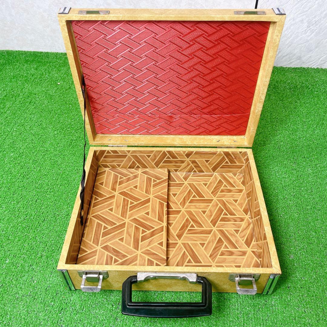 激レア！高級麻雀 藝夢堂 マージャン牌 昭和 レトロ 赤3ピン