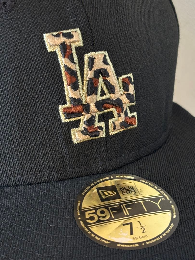 キャップ/ニューエラ/LA/ドジャース/帽子/レオパード/ゴールド/ヒョウ