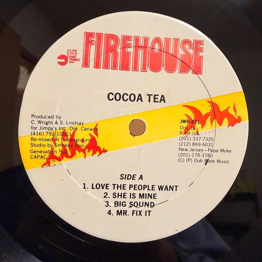 Killer！Cocoa Tea LP Firehouseレゲエ レコード Cocoa Tea - Big Sound - Firehouse LP - YouTube