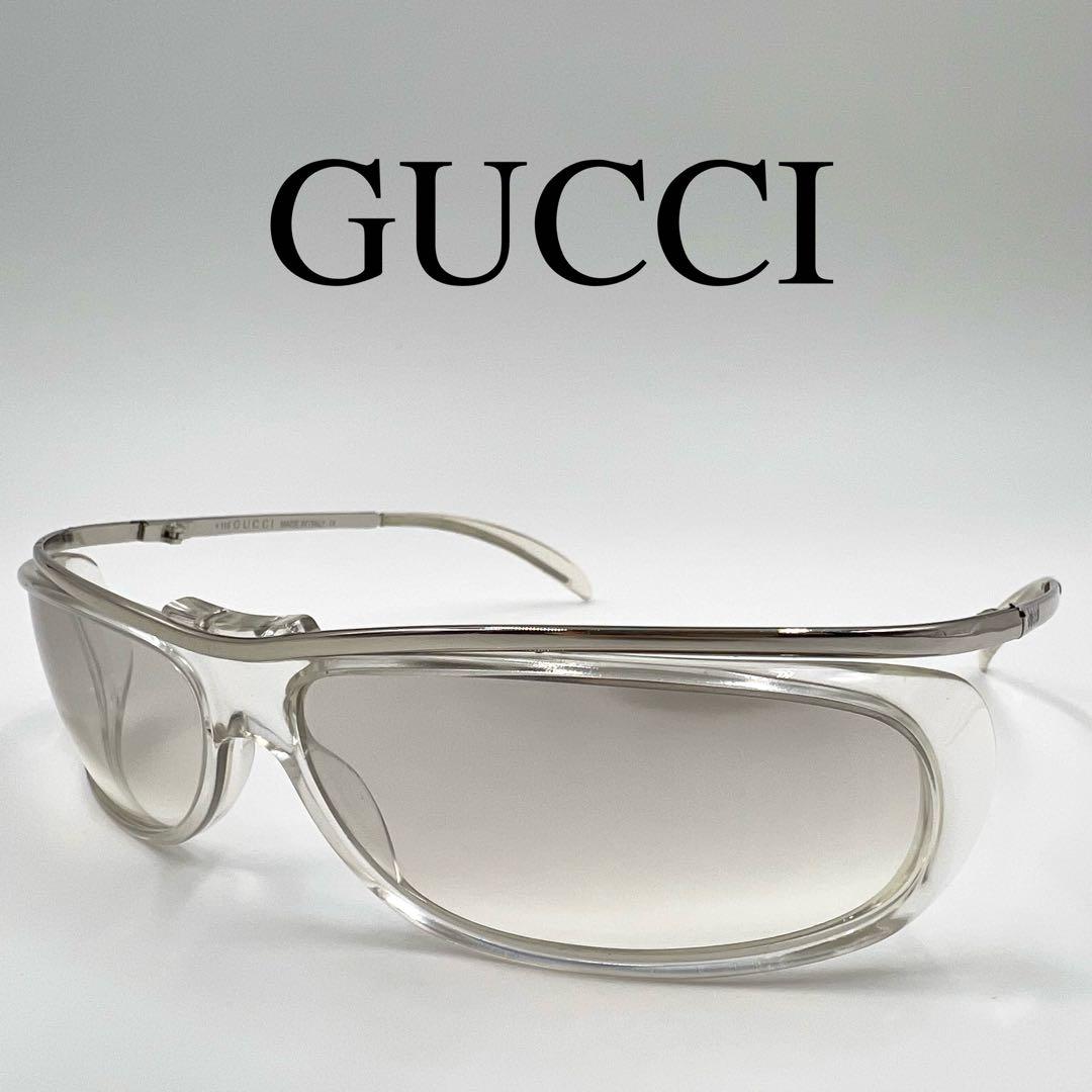 GUCCI グッチ サングラス メガネ GG1423/S サイドロゴ シルバー - メルカリ