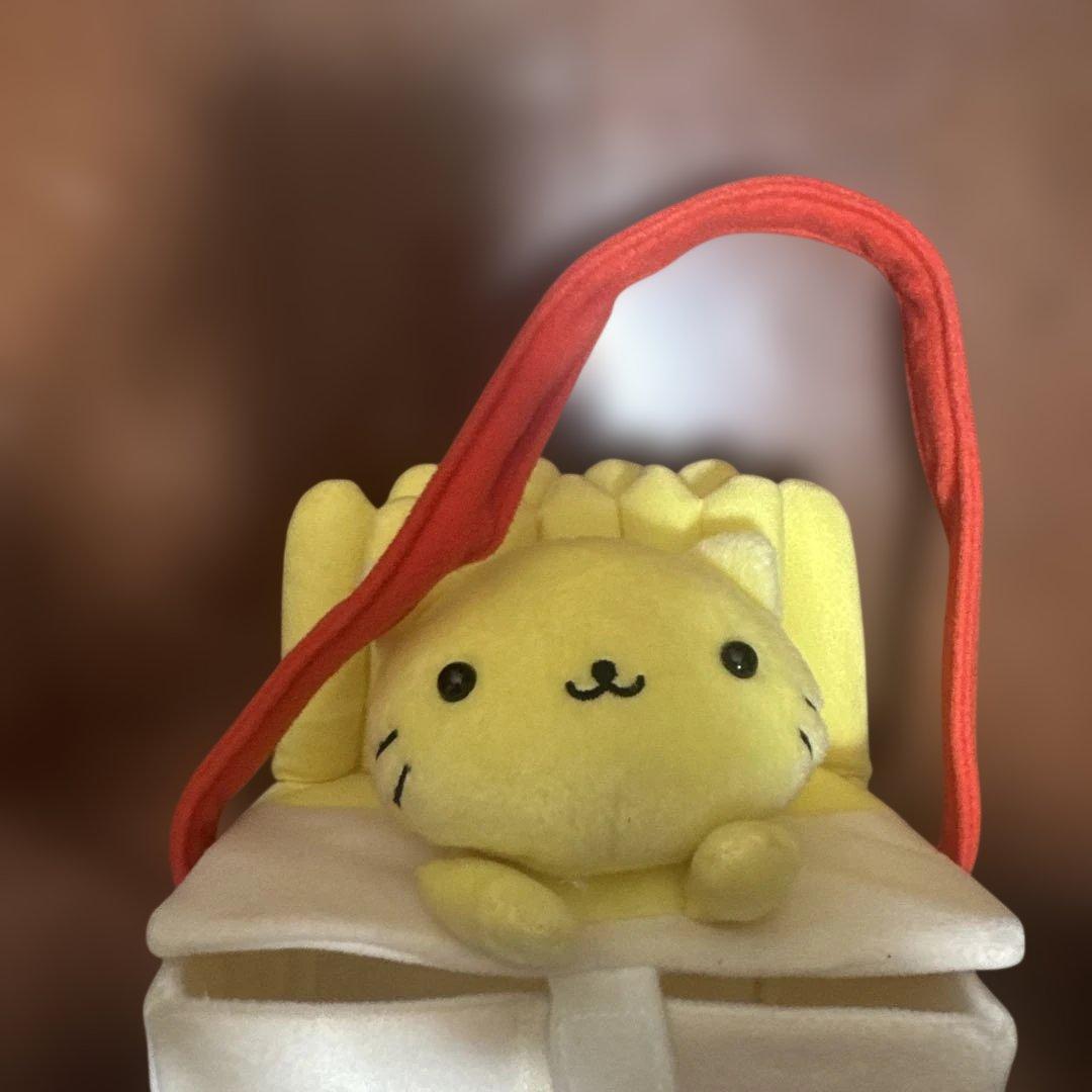 ☆にゃんにゃんにゃんこ にゃんこバーガー ポテト ポーチ タグなし