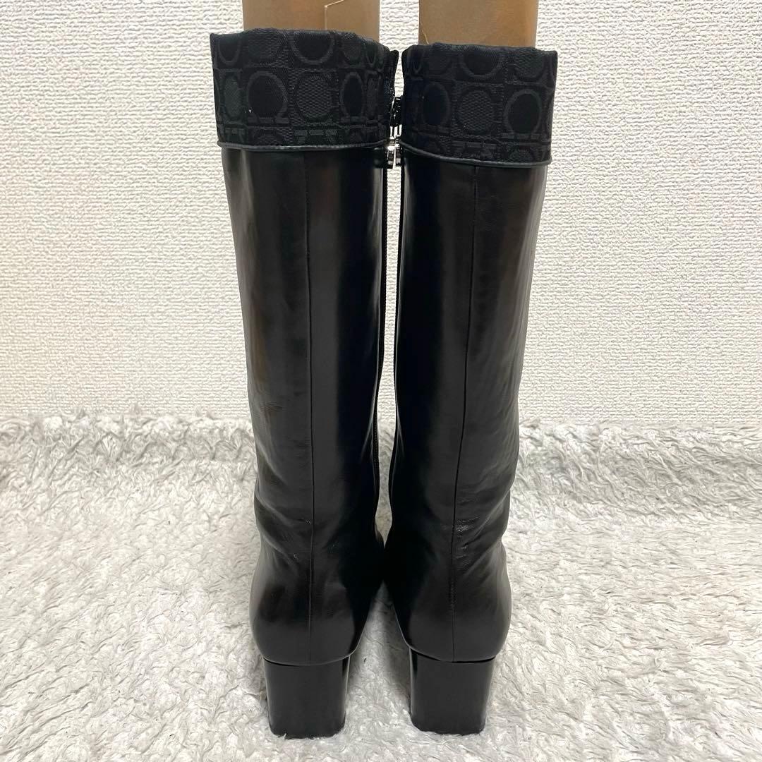 美品 Salvatore Ferragamo ロングブーツ 23.5cm