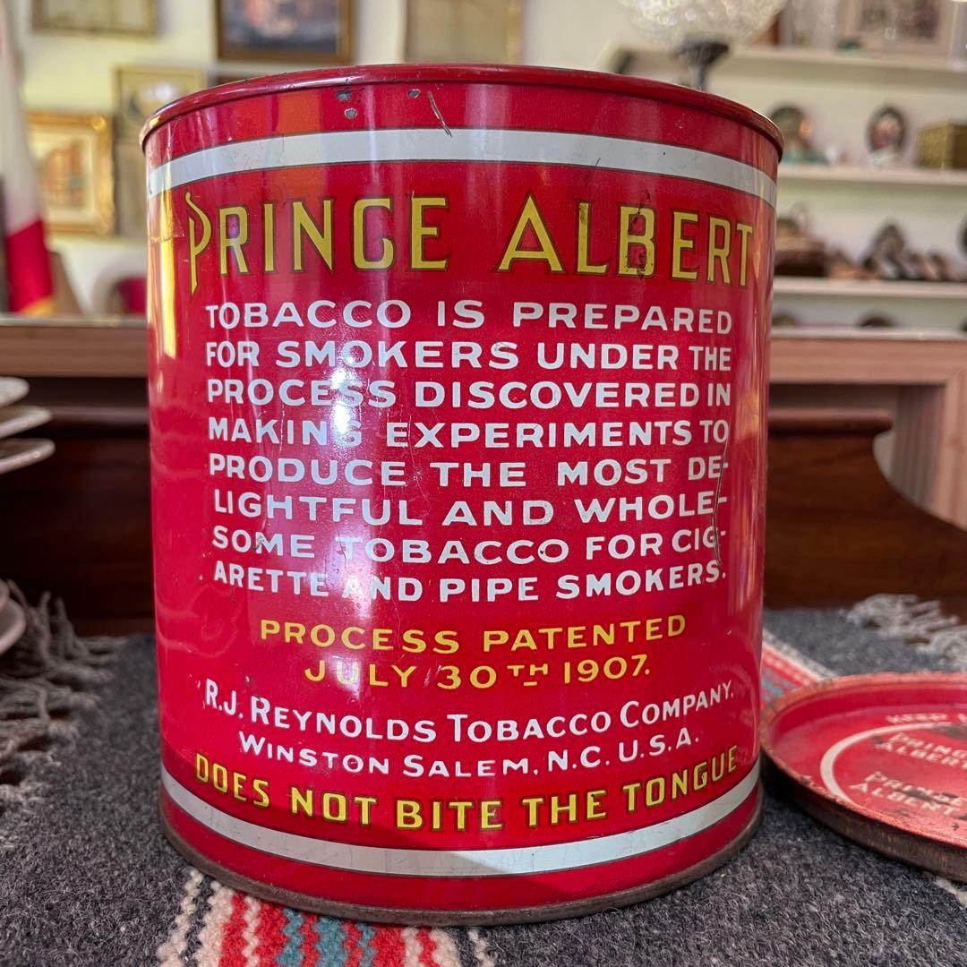 希少品！40s〜50s タバコ缶 アメリカンアンティーク USAヴィンテージ雑貨