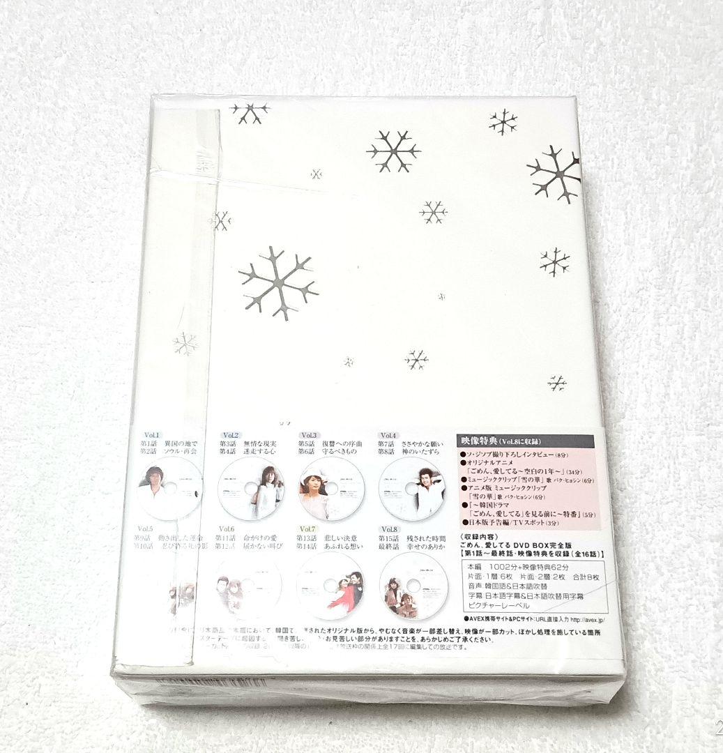 【新品未開封品】韓国ドラマ ごめん、愛してる DVD BOX