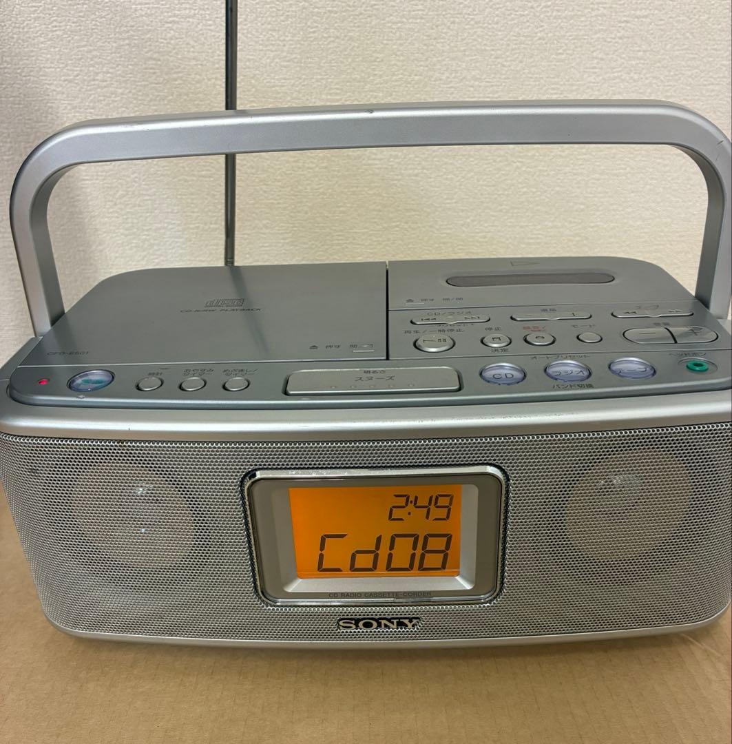 SONY CDラジカセ CFD-E501 - メルカリ