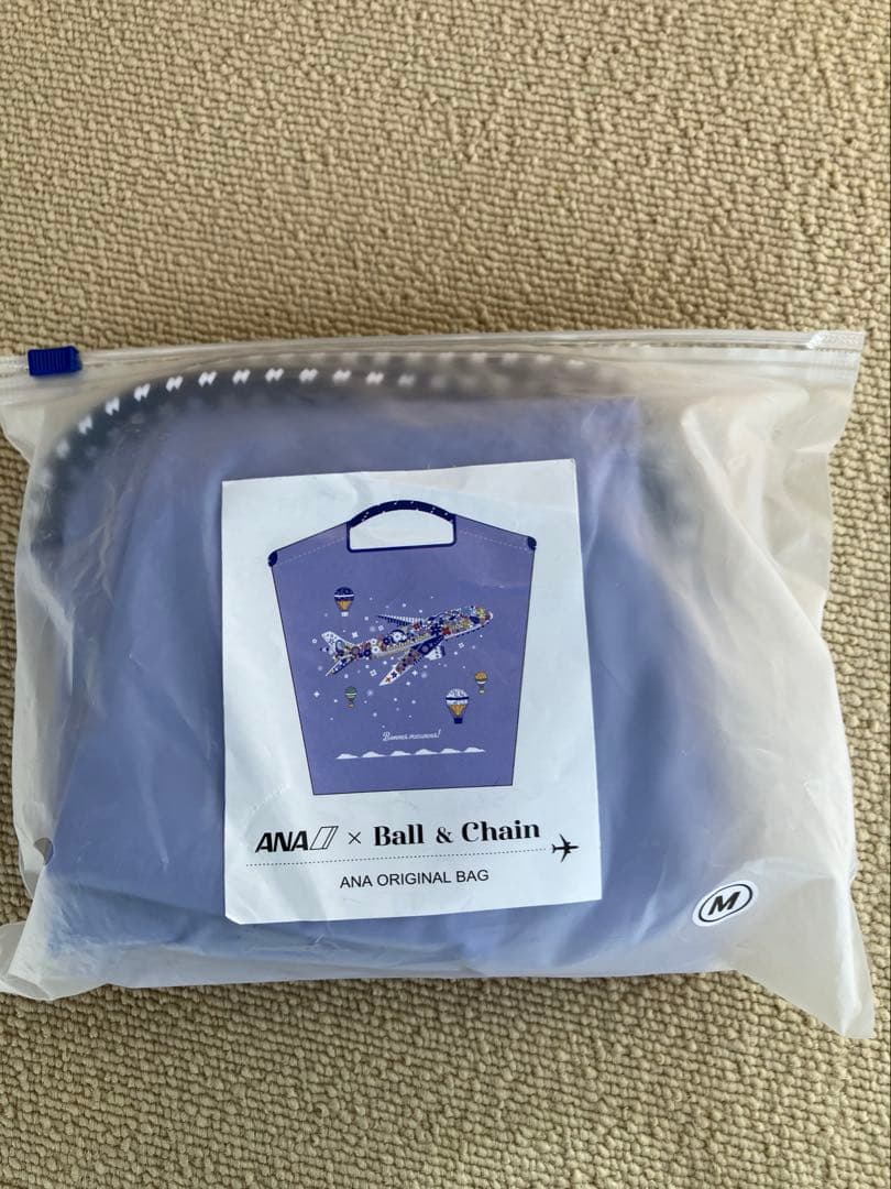 ANA国際線☆Ball&Chain ボールアンドチェーン エコバッグ Mサイズ