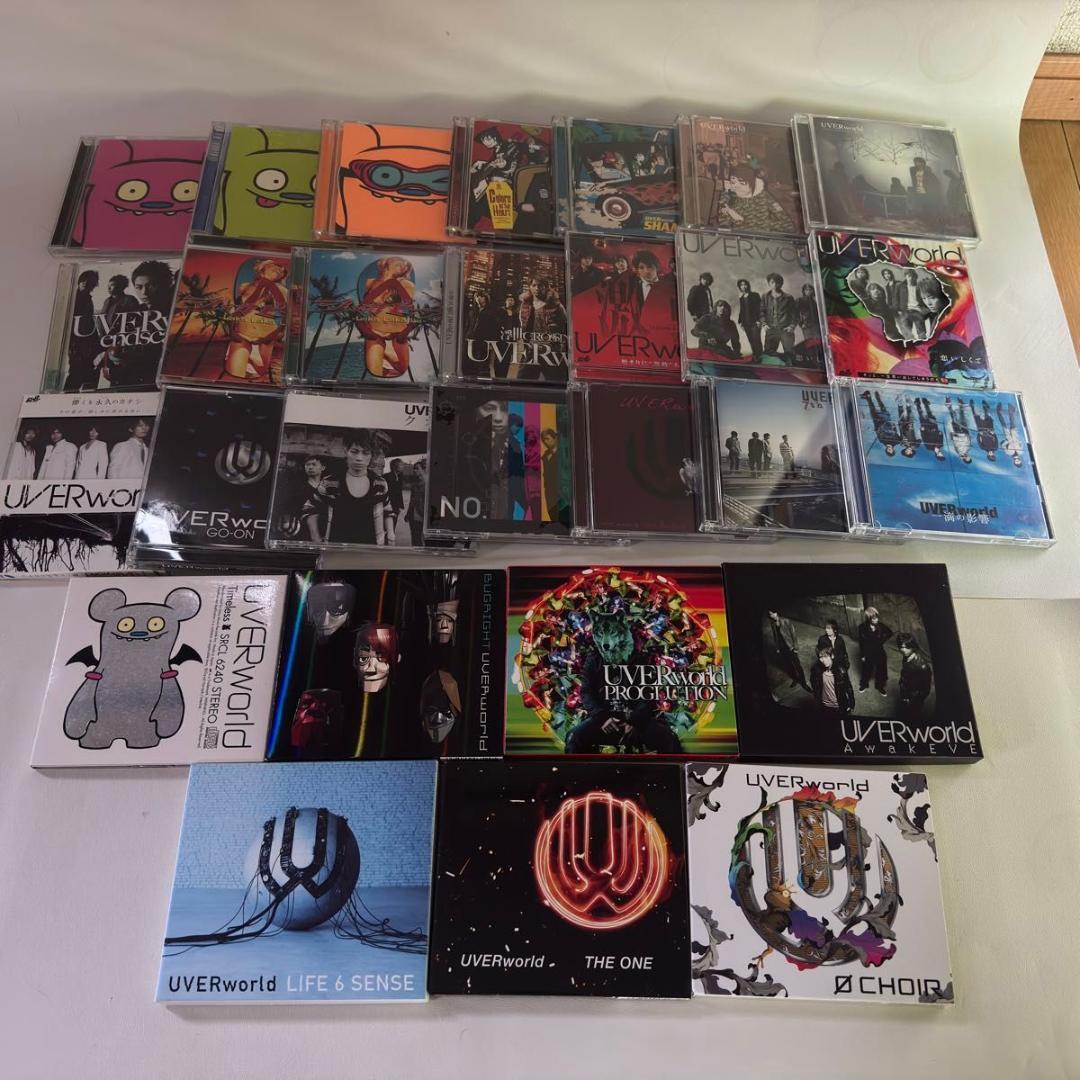 UVERworld CDセット シングル22枚＋アルバム6枚 Amazon.co.jp: LIFE 6 SENSE(初回限定盤) - UVERworld (DVD付