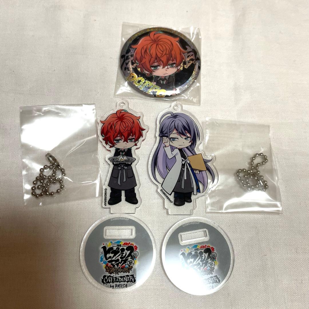 ヒプマイ アクスタ 缶バッジ 独歩 寂雷 セット カフェ ガチャ - メルカリ