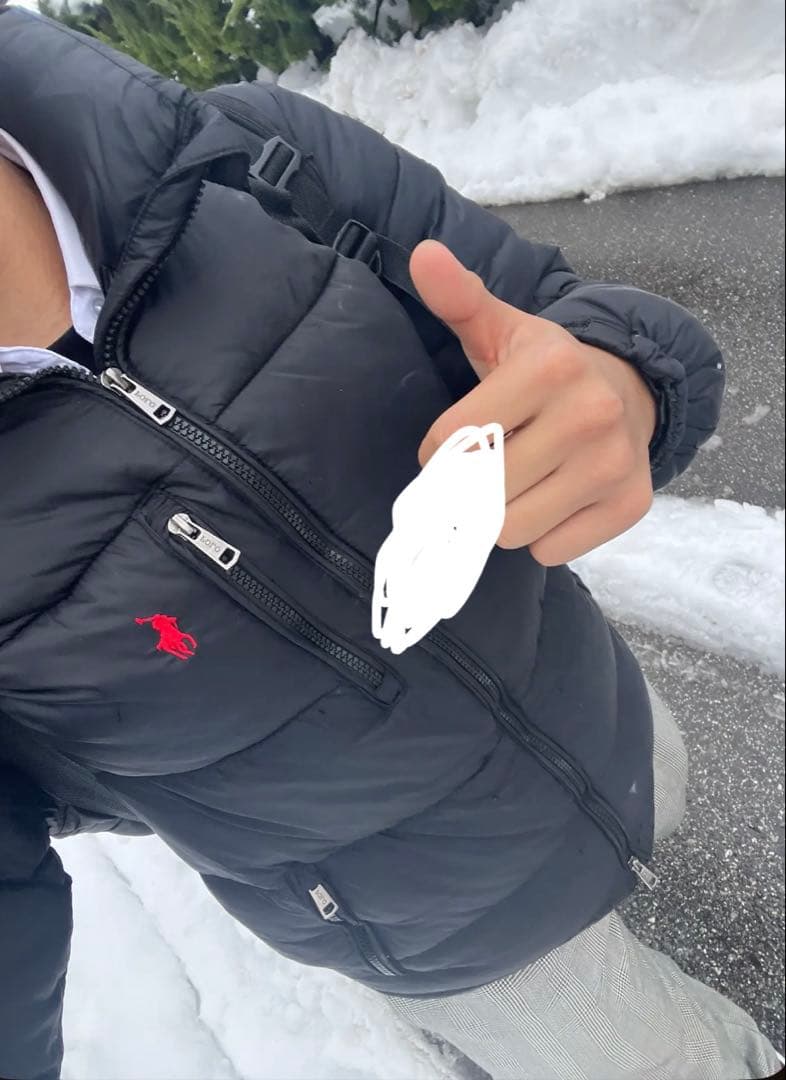 polo Ralph Laurenブラック ダウンジャケット POLO RALPH LAUREN（ポロ・ラルフローレン） ダウンジャケット ダウン