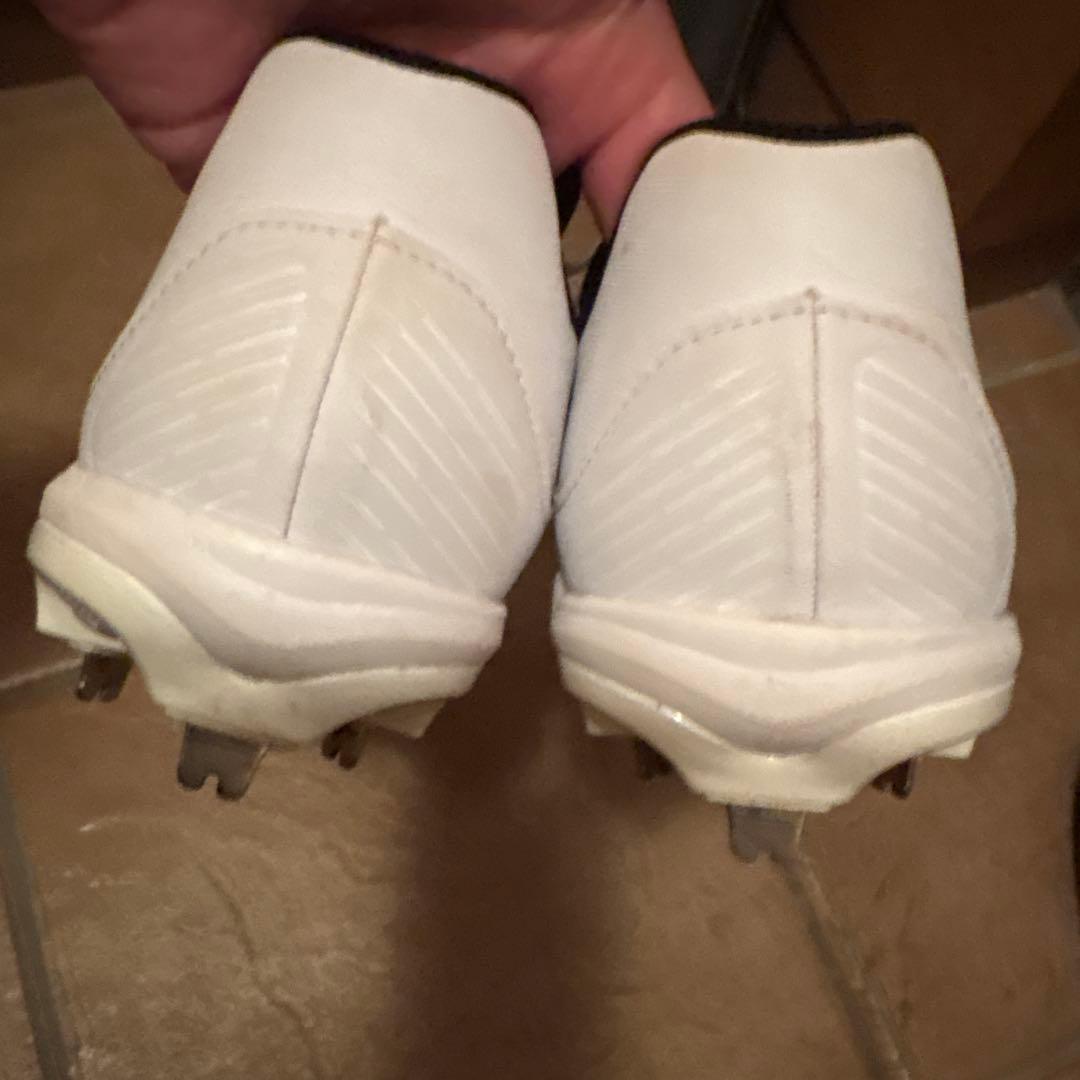 Mizuno ホワイト　スパイク 27.0cm 野球　ミズノ オン9