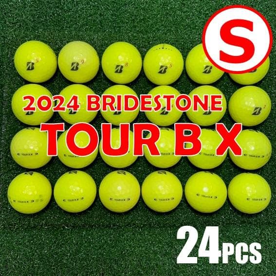 【S163】 ブリヂストンTOURBX 黄 24年 ロストボール 24球 楽天市場】ブリヂストン TOUR B XS 24年 2024年モデル 10球 イエロー