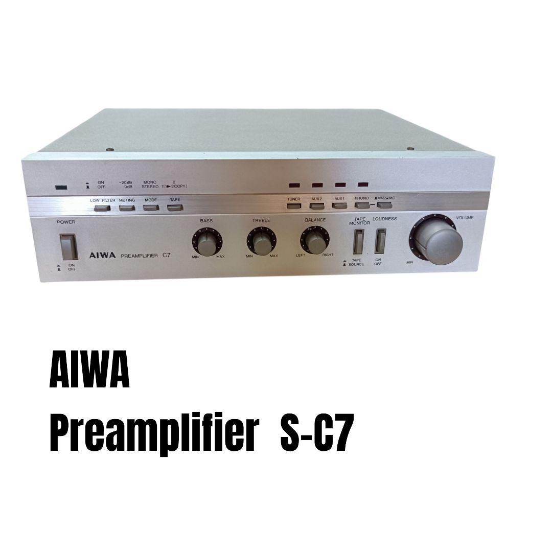アンプ AIWA Preamprifier S-C7 Specifications of AIWA S-C7 Aiwa