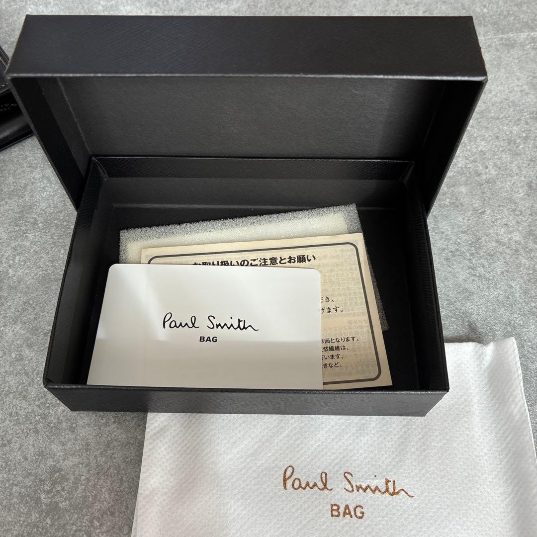 Paul Smith ブラック名刺入れ 箱付き - メルカリ