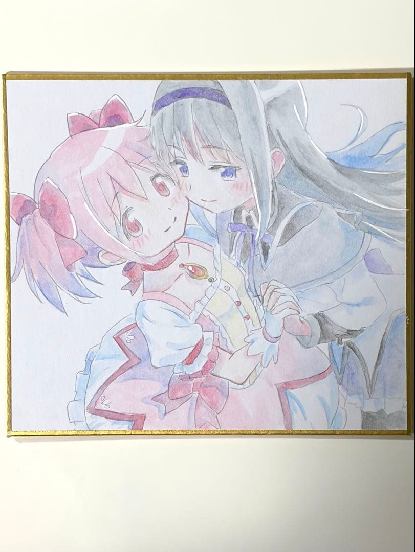 手描きイラスト まどマギ ファンアート - メルカリ