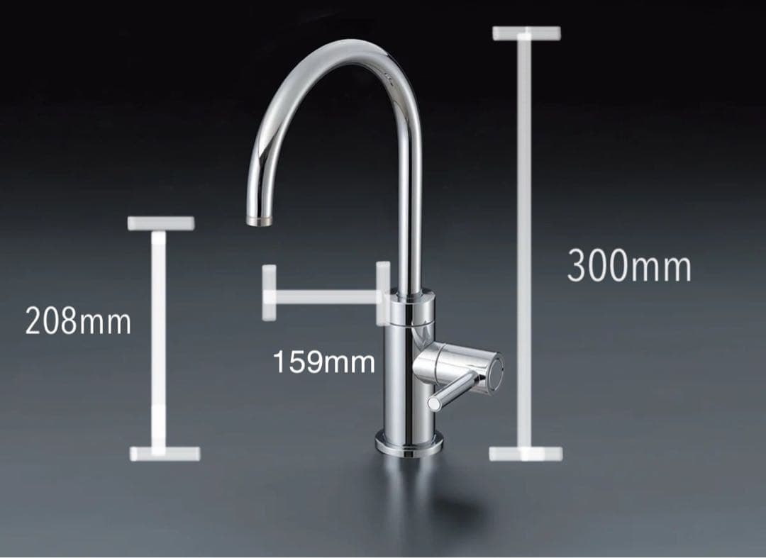 新品未使用 元止め浄水器用水栓 アンダーシンク 日本製 取付穴34