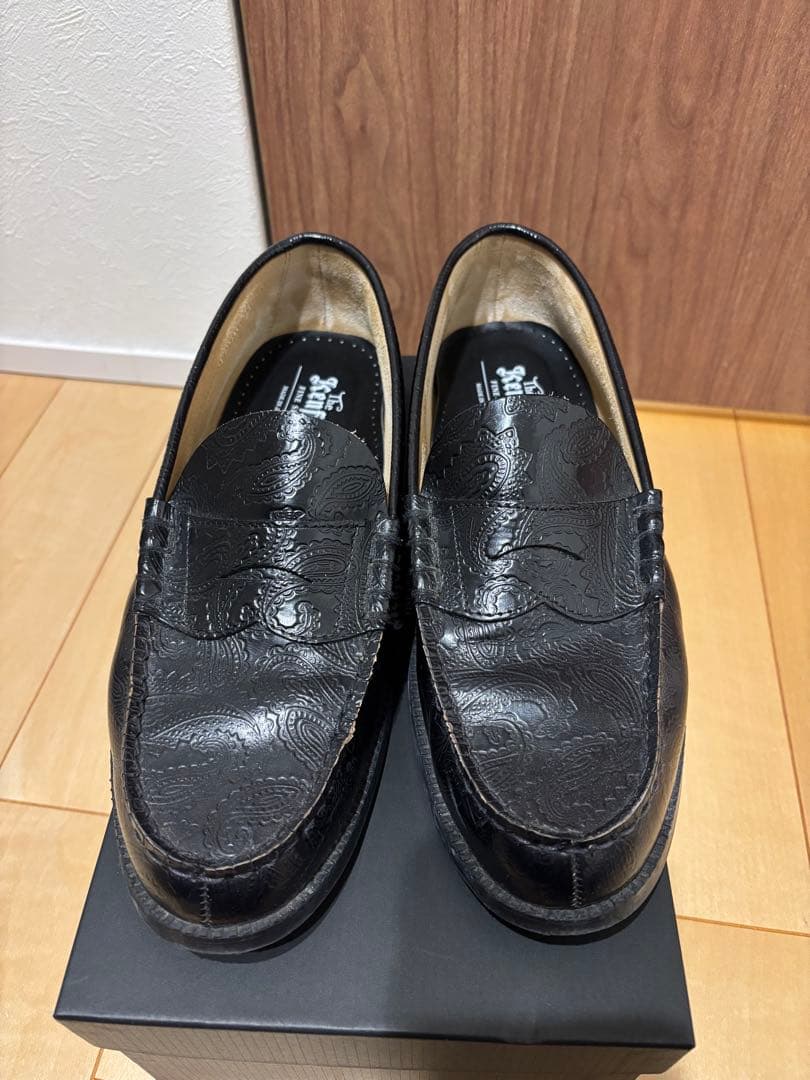 Kenford ペイズリー総柄ローファー　26.5cm