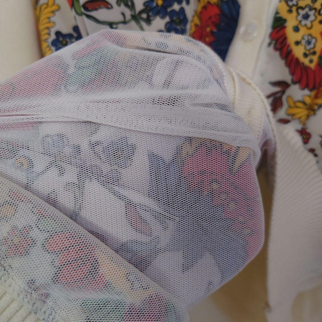 最終価格 美品 レリアン プラス 17号 カーディガン 花柄 - メルカリ