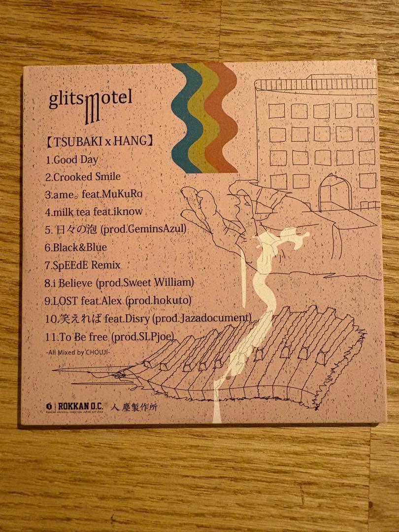 glitsmotel 唾奇 x HANG / CD /唾奇サイン入り