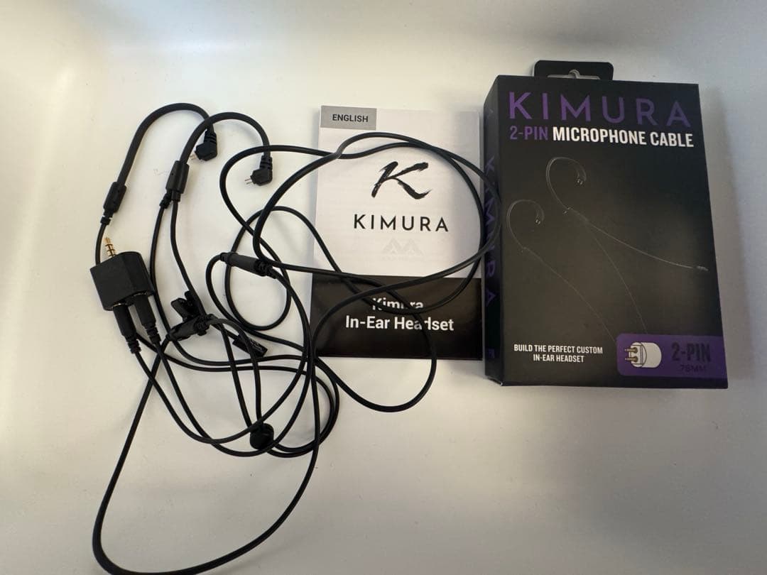 Antlion Audio KIMURA マイクケーブル 2-PIN Antlion Kimura Microphone Cable - 2-Pin - Microphone to IEM - us