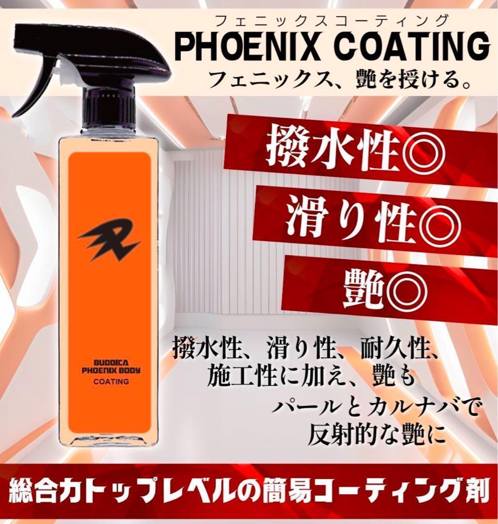 ながら洗車 PHOENIX コーティング 新商品 新作 コラボ バディカ 艶