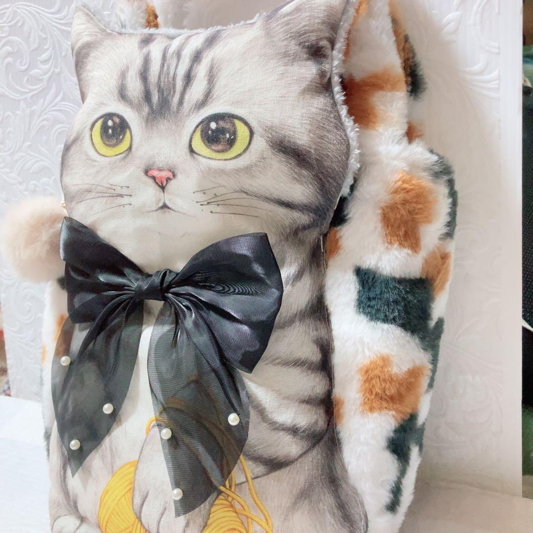 ね*】様 ビッグサイズサバ猫ちゃんトートバッグ コヤンイサムチョン