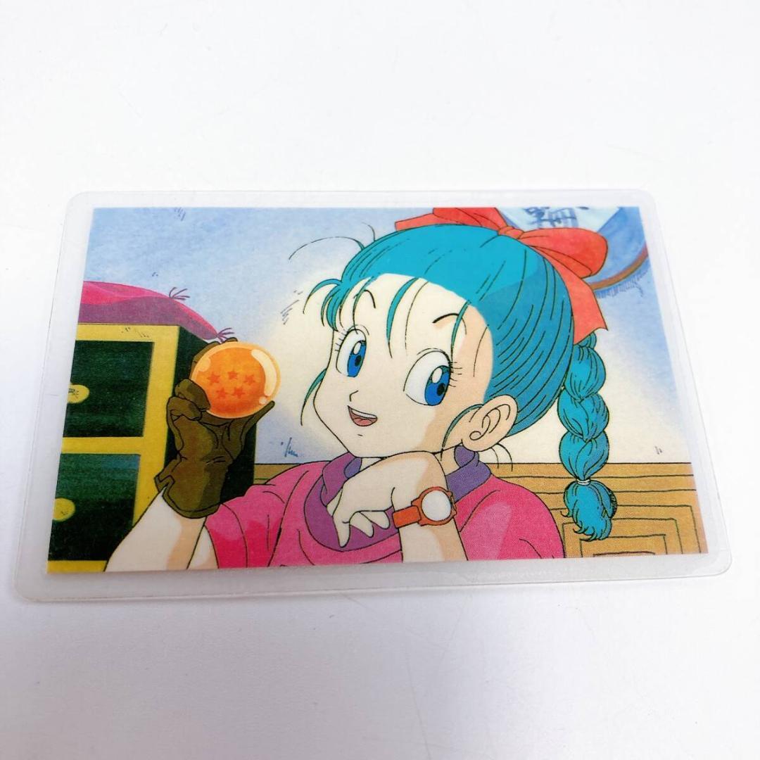 公式シール有】ドラゴンボール 初期 無印 ブルマ ラミネートカード