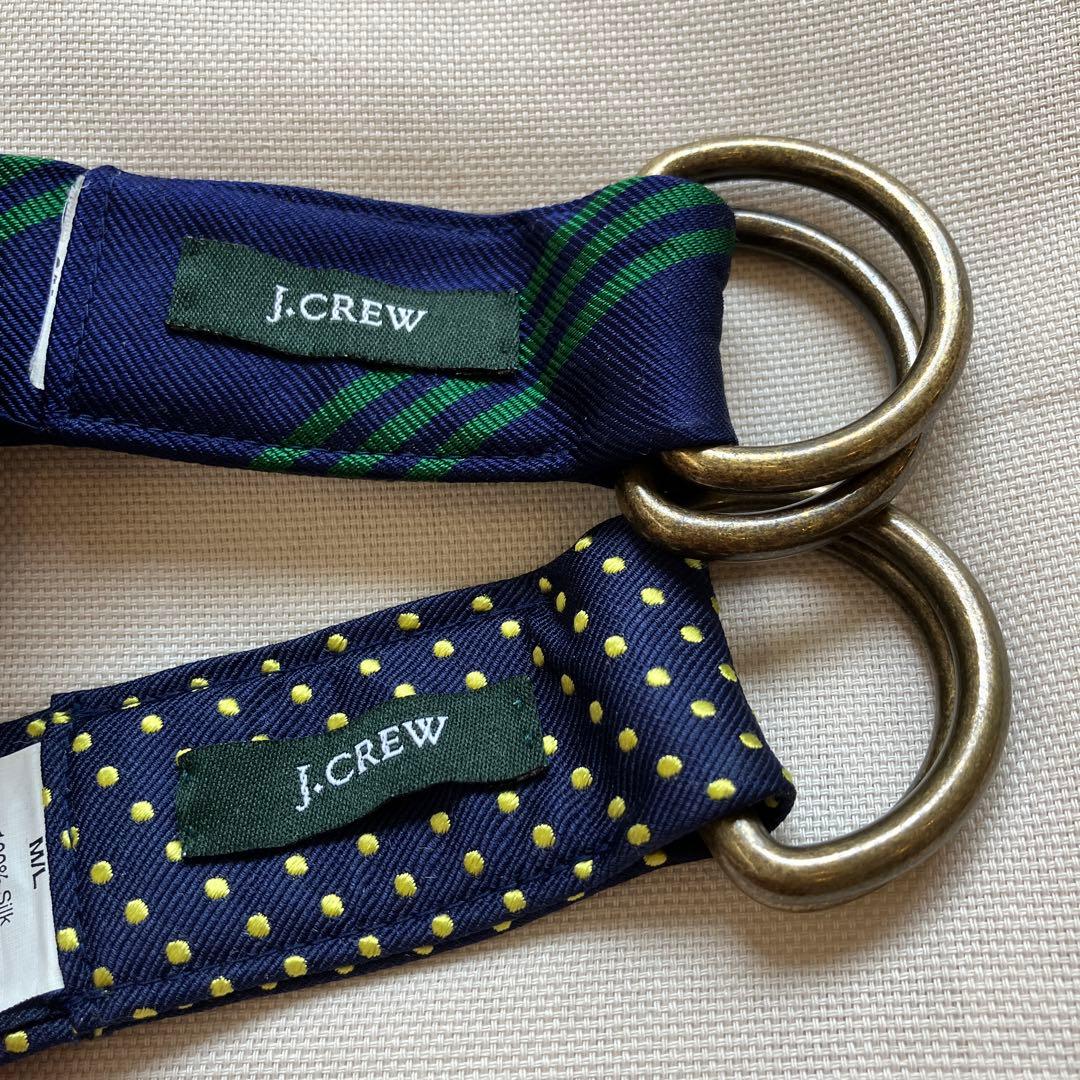 J.CREW シルク ベルト 2本セット M/L - メルカリ