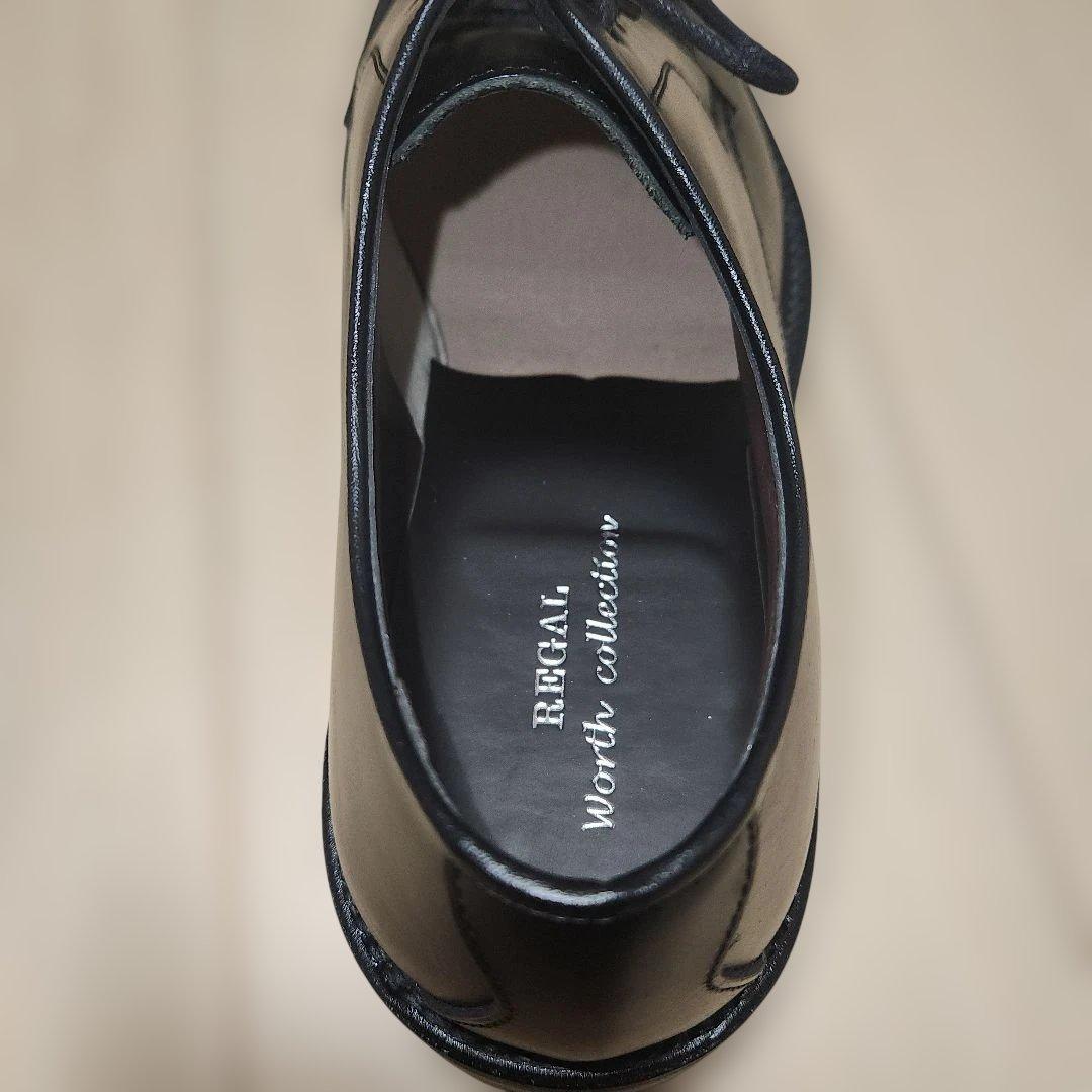 (極美品)REGAL Uチップ 黒 25.0cm