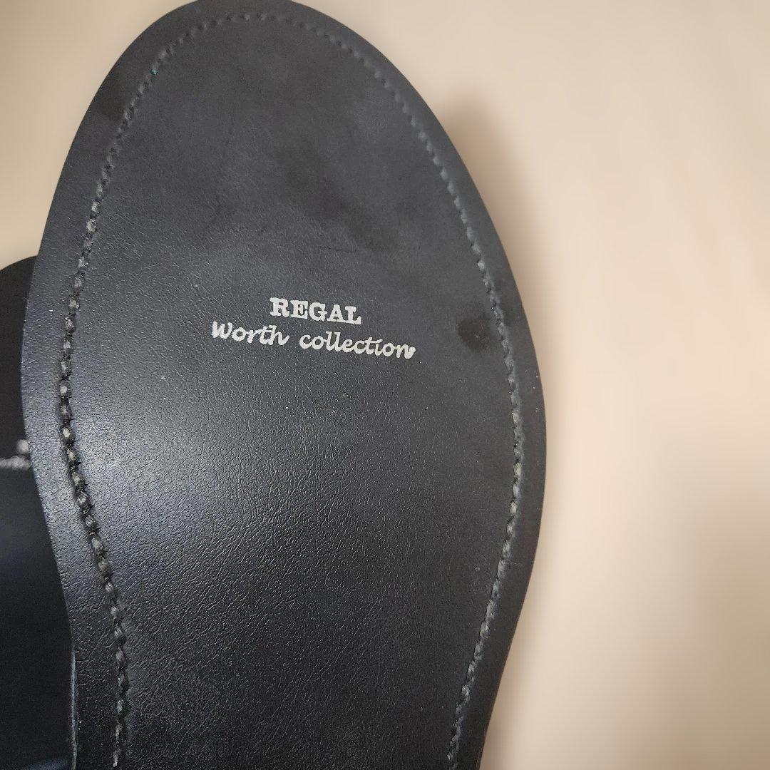 (極美品)REGAL Uチップ 黒 25.0cm