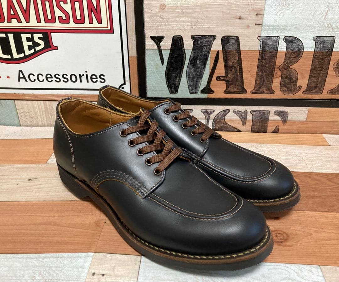 【9D】良品 redwing レッドウィング 8070 茶芯 クロンダイク 革で選ぶおススメのredwing現行の茶芯レザーモデルを紹介～ブラック