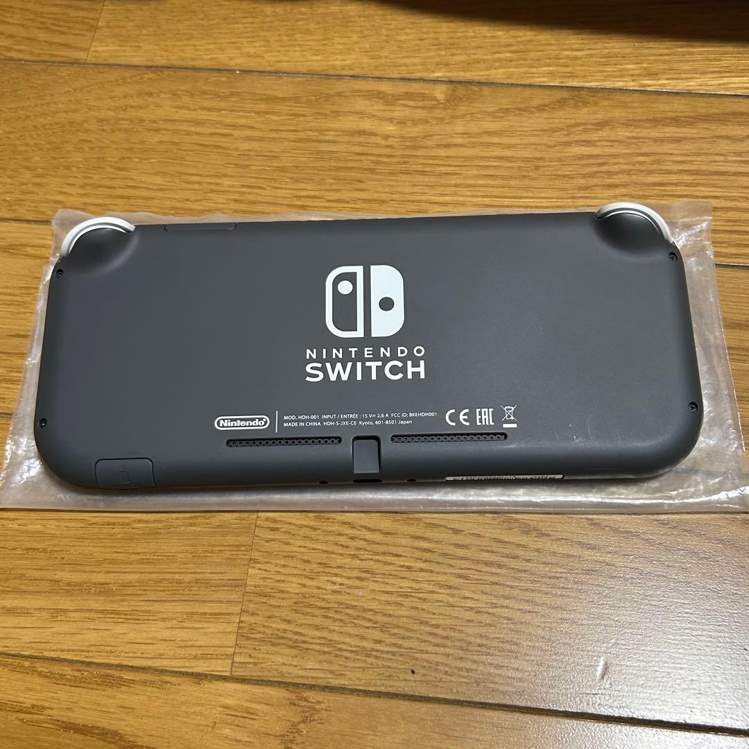 Nintendo Switch Lite グレー 本体 充電器付き - メルカリ