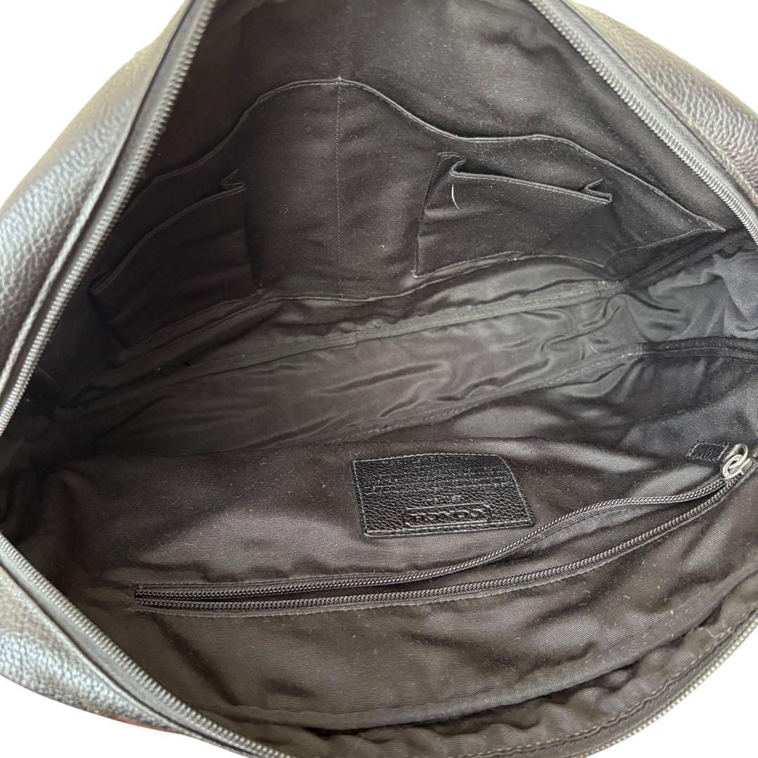 コーチ COACH レザー 2WAYビジネスバッグ 黒斜めがけ A4可能 - メルカリ