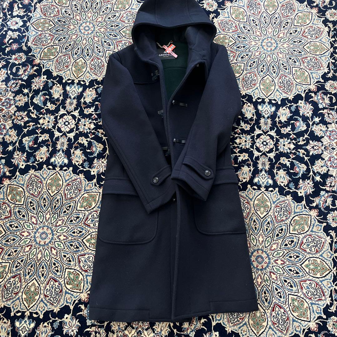GRENFELL ネイビー ダッフルコート - メルカリ